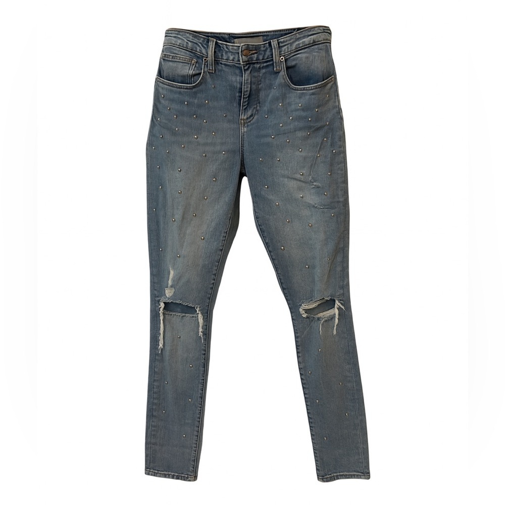 Levi’s premium studded high rise skinny jeans, size 25